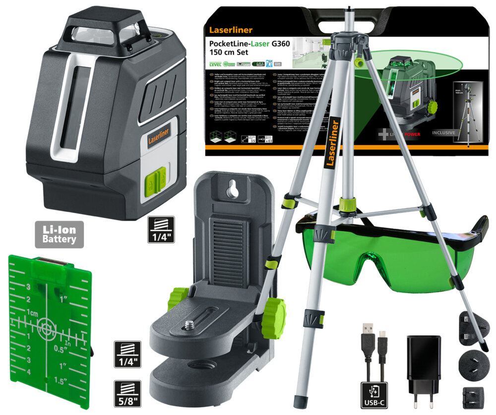 PocketLine-Laser G360 Kit 150 cm