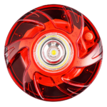 Warnleuchte rot, IPX5