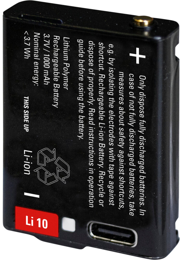 LI 10 Ersatzakkupack für WP 400 / WP 550 – Bild 2